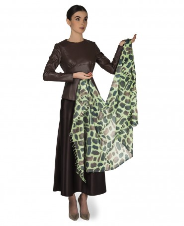 Палантин Женский W40-PIERRES/VERT.CLAIR